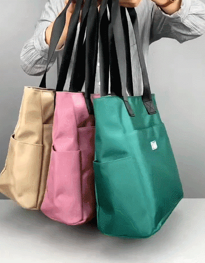 🔥Wodoodporna nylonowa torba na ramię o dużej pojemności i wielu kieszeniach👜