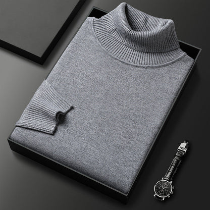 Męski sweter premium w jednolitym kolorze