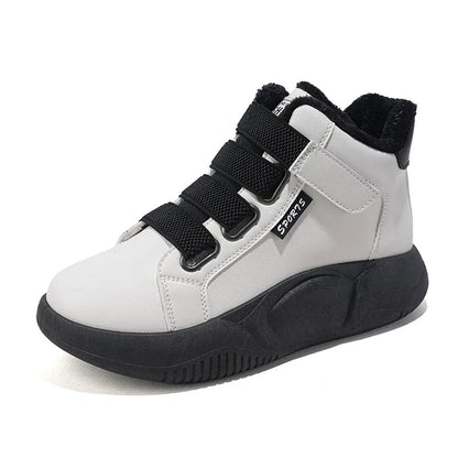 Damskie high top gruba podeszwa miękkie buty do kostki