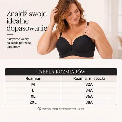 💥Kup 1 a drugi dostaniesz gratis👙 Biustonosz push-up Zapięcie z przodu unoszenie