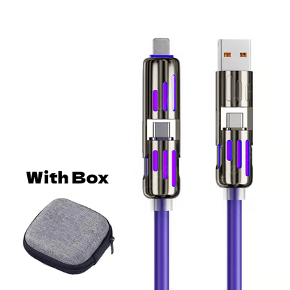 🔥Kabel do ładowania USB 4 w 1, szybkie ładowanie⚡