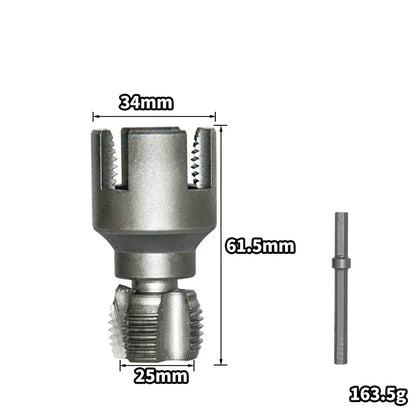 🔧Uszkodzony gwint na rurze? Napraw go szybko!🔧 Narzędzie do gwintowania – czyszczenie i regeneracja gwintu, stal hartowana, wysoka trwałość – dla majsterkowiczów i profesjonalistów! 🚰