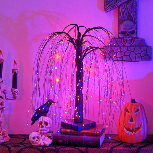 🎃✨Wyprzedaż Early Bird: 50% zniżki🔥Światła na choinkę Halloween