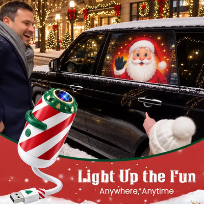 Merry Ride Christmas Car Projector Light