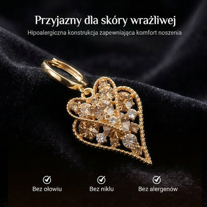 ✨ Błyszczące kolczyki w serduszka – eleganckie i na każdą okazję
