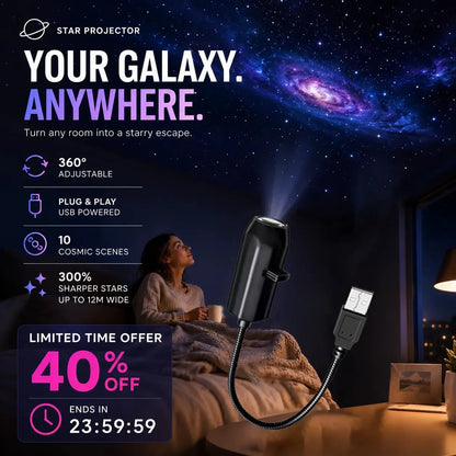 ✨ Projektor nieba HD typu plug-and-play