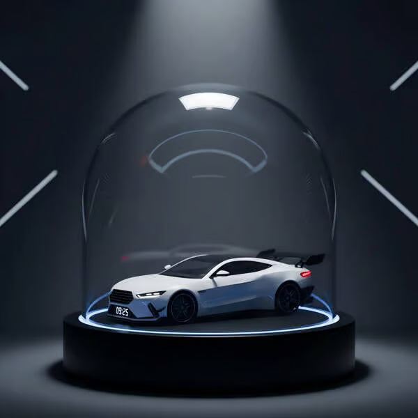 🎁 Budzik Hypercar🏎️Realistyczne efekty silnika i światła