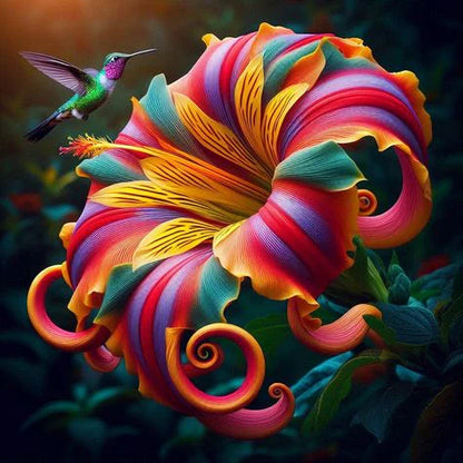 🌈Nasiona kwiatów Rainbow Swirl Spiral – rzadki kwiat