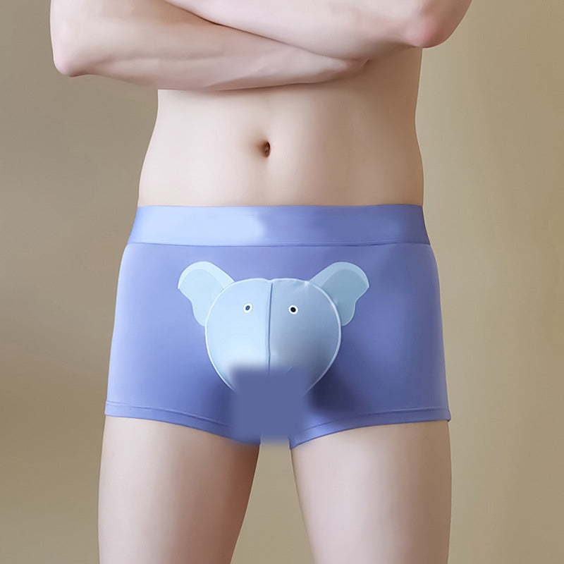 🐘Oddychające bokserki męskie z kieszenią 3D🩲