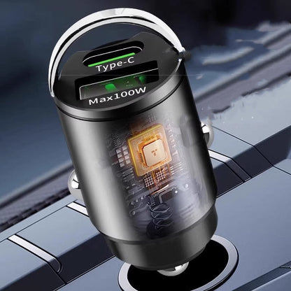 Ukryta ładowarka samochodowa USB z dwoma portami