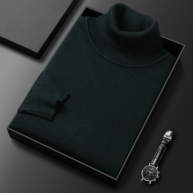 Męski sweter premium w jednolitym kolorze