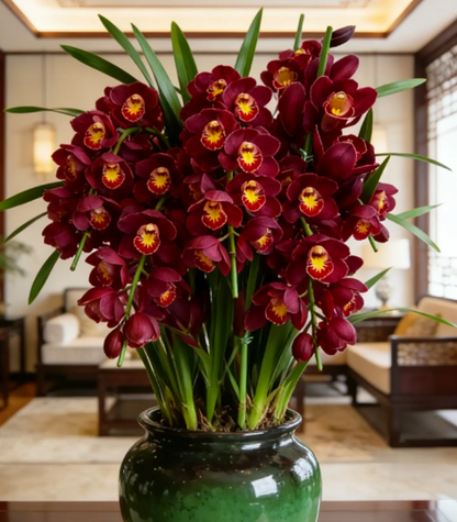 👑 Królowa Orchidei – Długowieczne Cebule Cymbidium