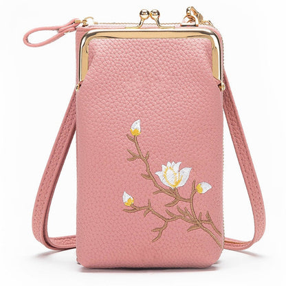 🔥👛Portfel na telefon komórkowy dla kobiet noszony na ukos🌸