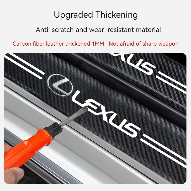 Black Friday ✨50% OFF ✨Carbon Car Door Sills Stickers✨9PCS ✨