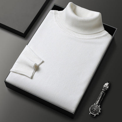 Męski sweter premium w jednolitym kolorze