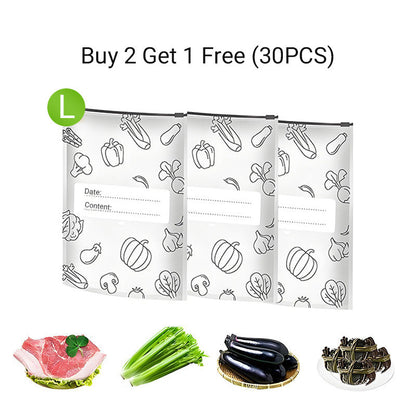 🔥Kup 10, a 20 dostaniesz gratis🔥✨Wielokrotnego użytku woreczki do przechowywania z aluminiową folią