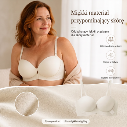 💥Kup 1 a drugi dostaniesz gratis👙 Biustonosz push-up Zapięcie z przodu unoszenie