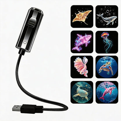 Projektor USB Galaxy i Moon Night Light