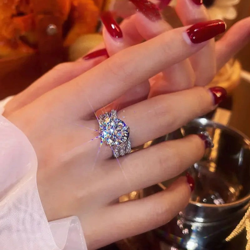 💖(OSTATNI DZIEŃ WYPRZEDAŻY - 80% ZNIŻKI) Pierścionek z diamentem Magnetology Moissanite DIYSTARTM 💍