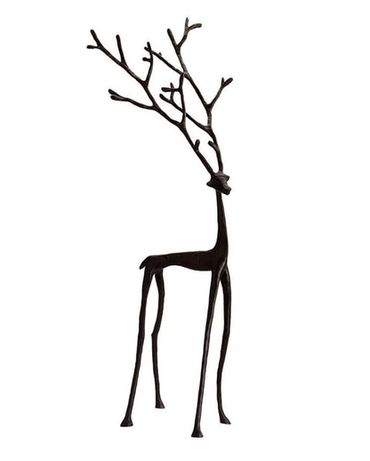 🎅Bestseller świąteczny 🦌 Czarna figurka renifera, dekoracja świąteczna