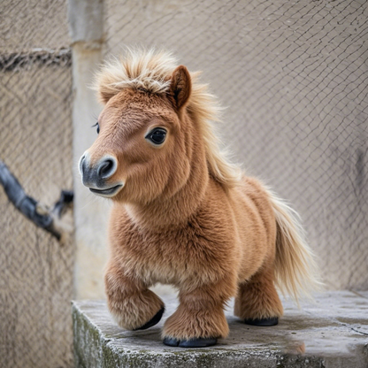 🐎Pluszowa lalka z robotem kucykiem