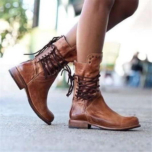 Damskie modne buty w jednolitym kolorze