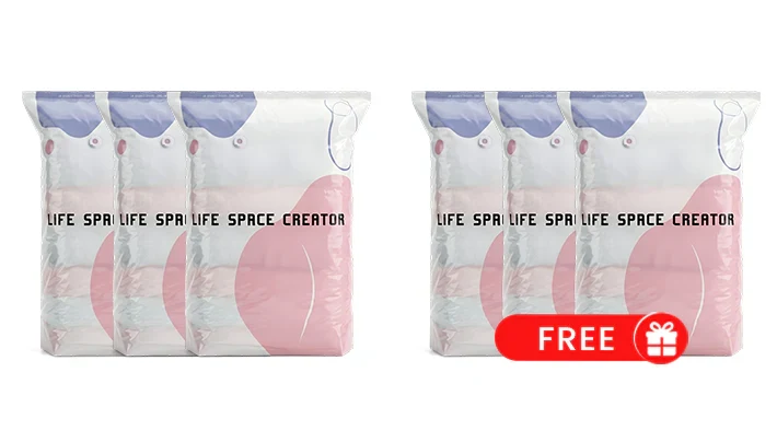 Duże worki próżniowe do przechowywania – kompresja bez pompy 🧳✨📦