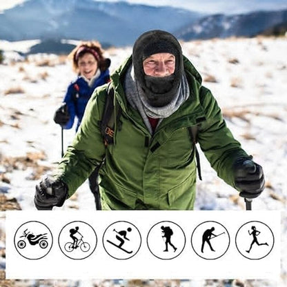 🏂Szalik z kapturem chroniący przed wiatrem i zimnem✨✨✨