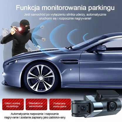 HFH-Trzy nagrywanie wysokiej jakości wifi rejestrator jazdy