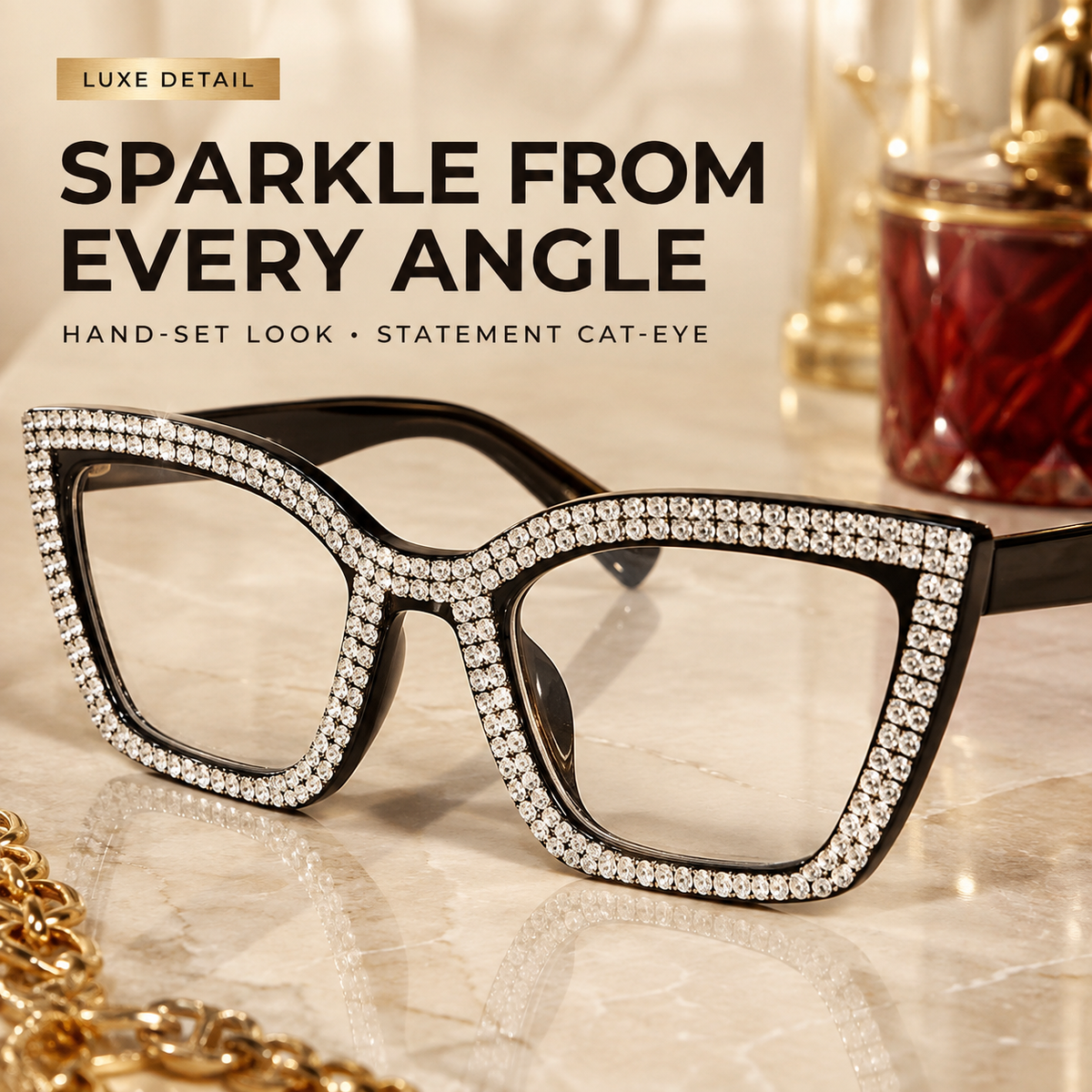 Okulary do czytania Cat Eye Anti-Blue Light
