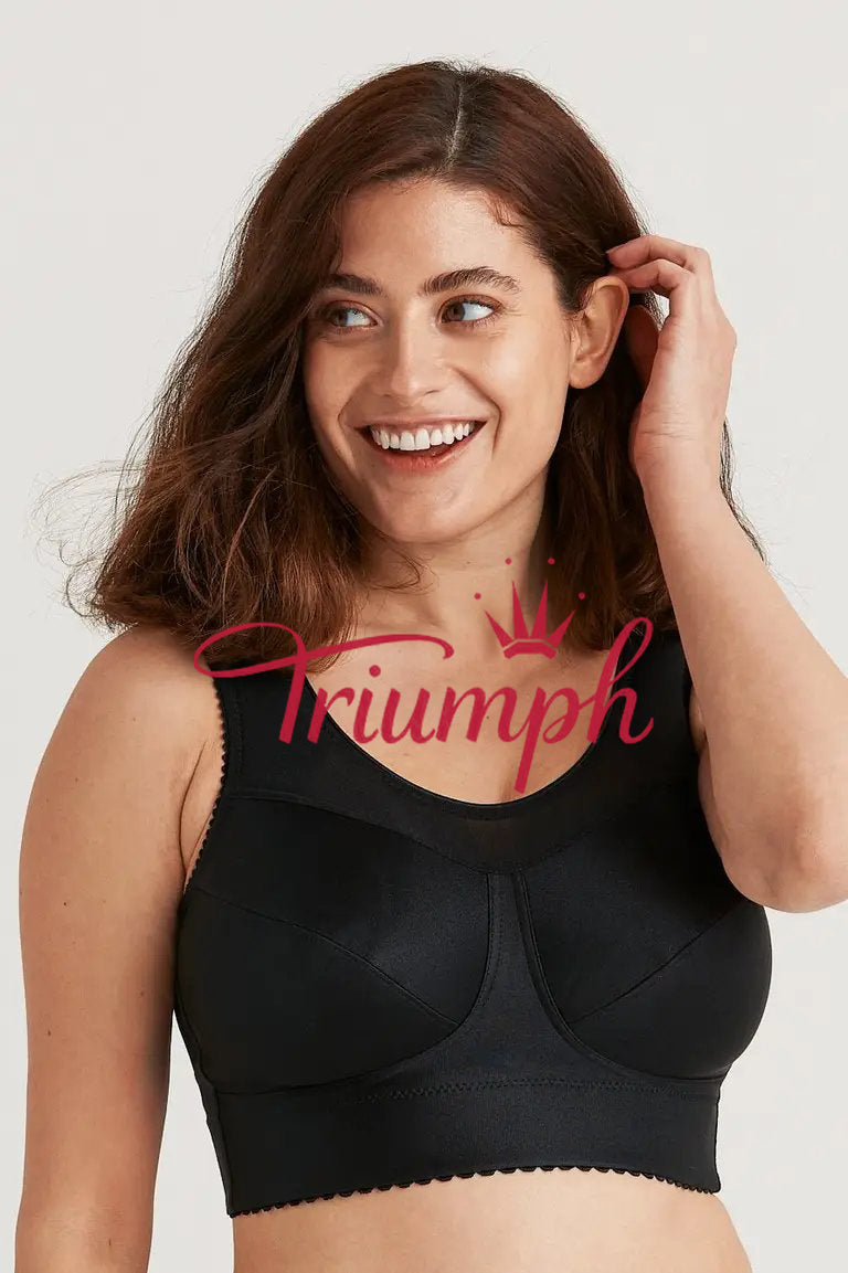 Triumph - 3 sztuki (75A-120F) 💝 Wygodny i miękki biustonosz o pełnym zakryciu