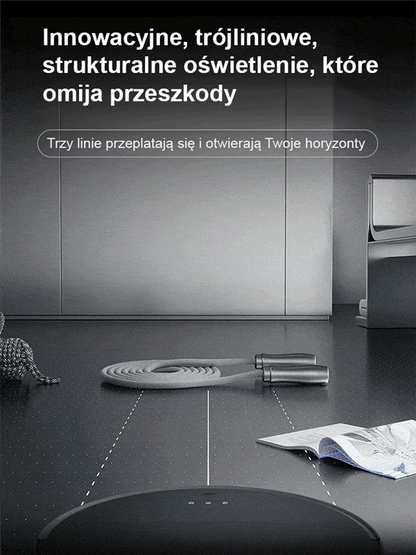 Ultracienki odkurzacz 3w1 do zamiatania, odkurzania i mycia podłóg