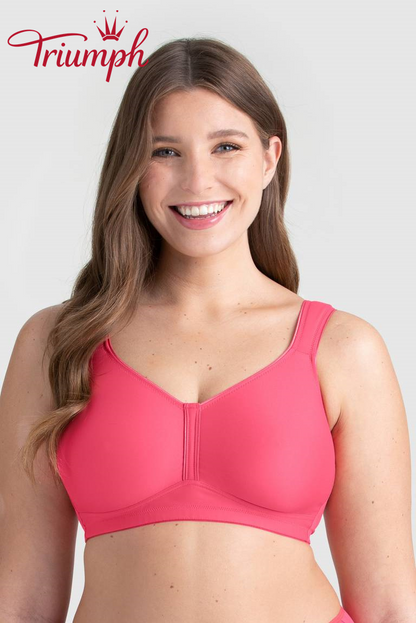 Triumph - (3 szt.) Biustonosz push-up prosty z pełnymi miseczkami