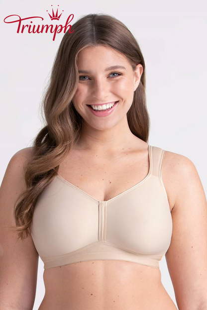 Triumph - (3 szt.) Biustonosz push-up prosty z pełnymi miseczkami