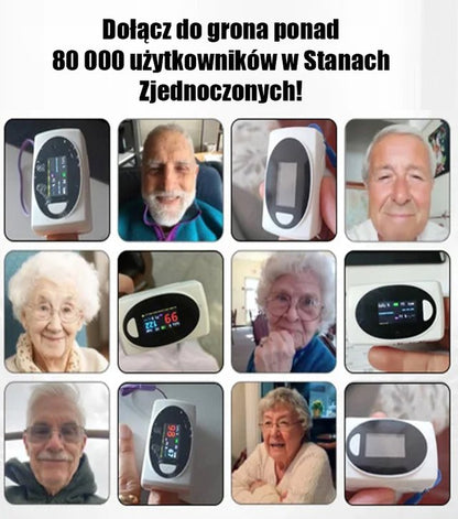 Zaawansowany pulsoksymetr z dokładnością 99%.