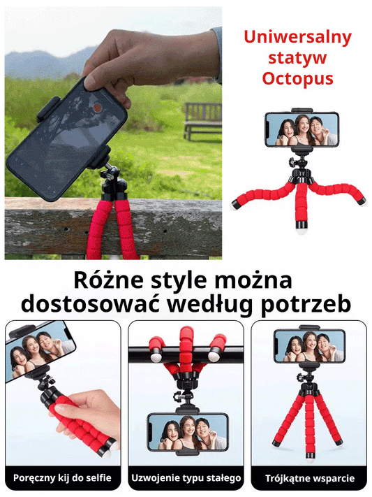 【Fotograficzny cud】Ośmiornica leniwa podstawka na telefon komórkowy