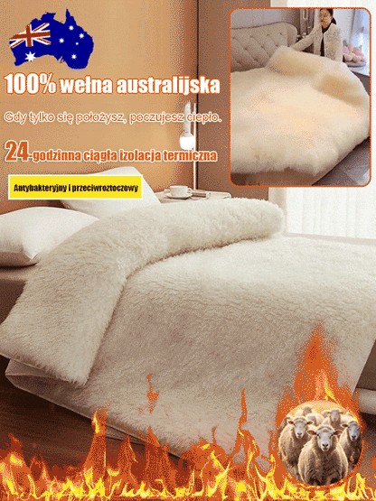 Materac z australijskiej wełny.