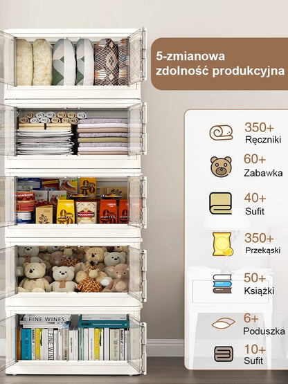 Składana szafa do przechowywania bez montażu