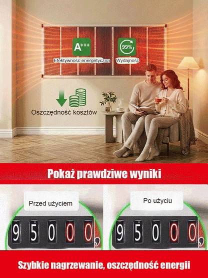 【5-sekundowe szybkie nagrzewanie】Niemiecka technologia grafenowa - ogrzewanie ścienne