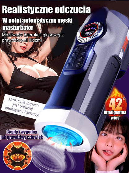 【Realistyczne odczucia】W pełni automatyczny męski masturbator