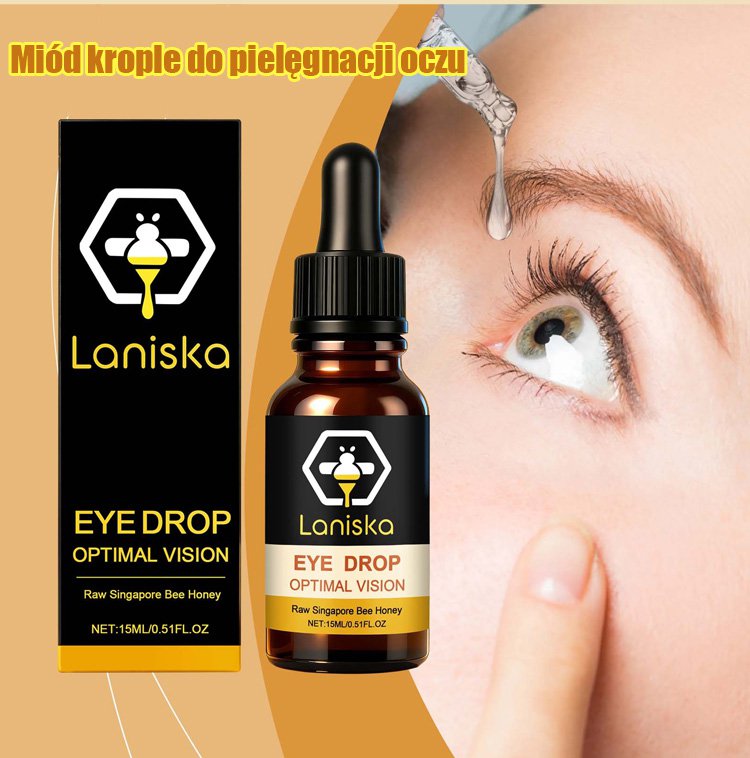 LANISKA krople do oczu z miodem do pielęgnacji oczu
