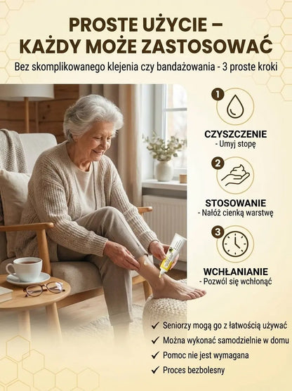 Krem do usuwania modzeli i odcisków z jadem pszczelim