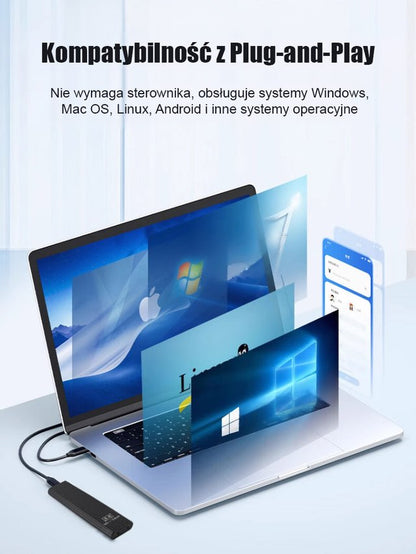 16TB Duża Pojemność Przenośny Mini Dysk SSD Type-C