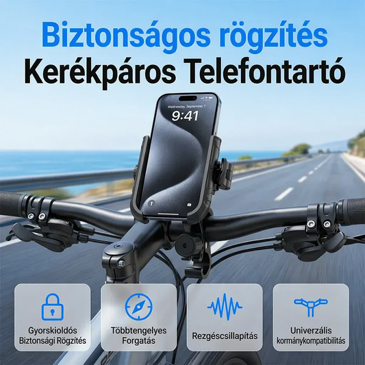 🚲✨ Uchwyt na telefon do roweru z szybkim montażem 🛡️