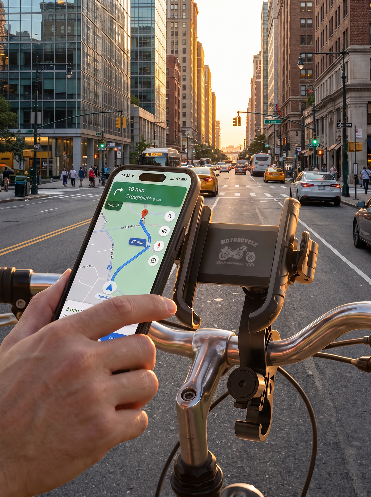 🚲✨ Uchwyt na telefon do roweru z szybkim montażem 🛡️