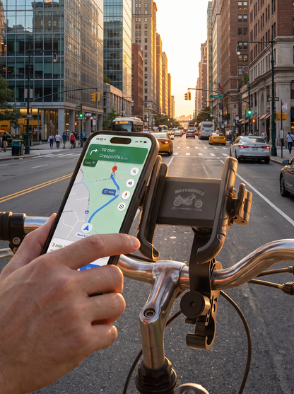 🚲✨ Uchwyt na telefon do roweru z szybkim montażem 🛡️