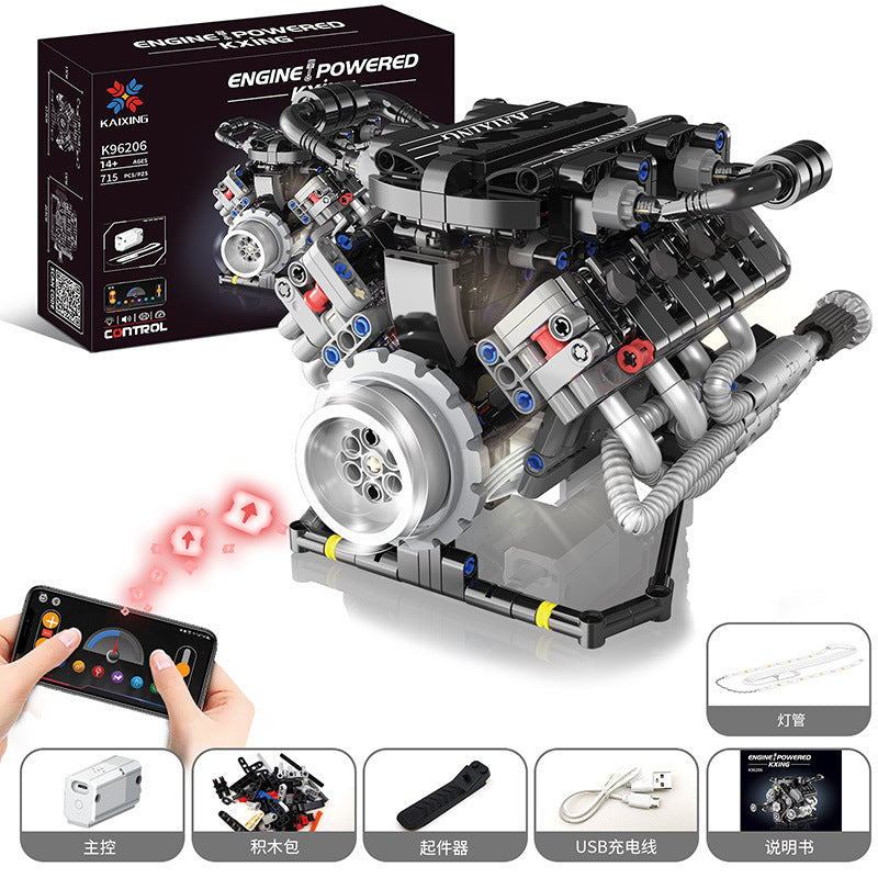 🔥 Ryczący silnik V8!