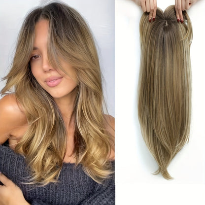 Top Layered Bangs Hairpiece dla kobiet z przerzedzonymi włosami
