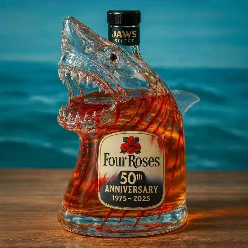 Butelka whisky Jaws Anniversary Edition