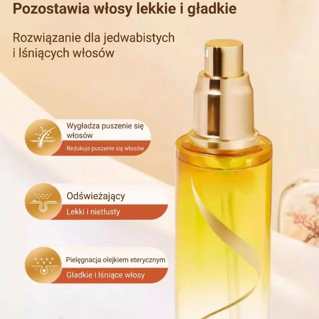 🌷Aromatyczna mgiełka olejkowa do włosów – rozwiązanie problemu puszenia się i rozdwojonych końcówek